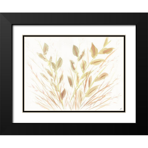 Grass Black Modern Wood Framed Art Print with Double Matting by Lee, Judson