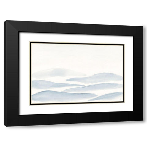Many Grey Hills Black Modern Wood Framed Art Print with Double Matting by Lee, Judson