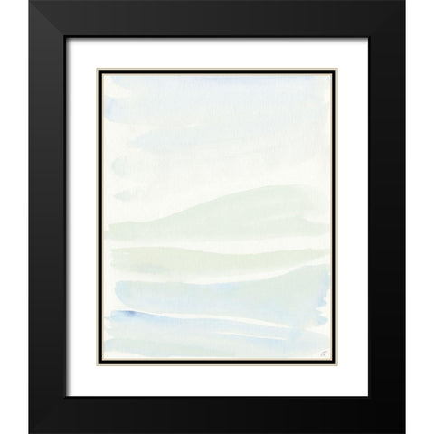 Many Yellow Hills Black Modern Wood Framed Art Print with Double Matting by Lee, Judson