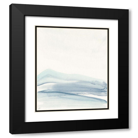 Sloped Soft Hills Black Modern Wood Framed Art Print with Double Matting by Lee, Judson