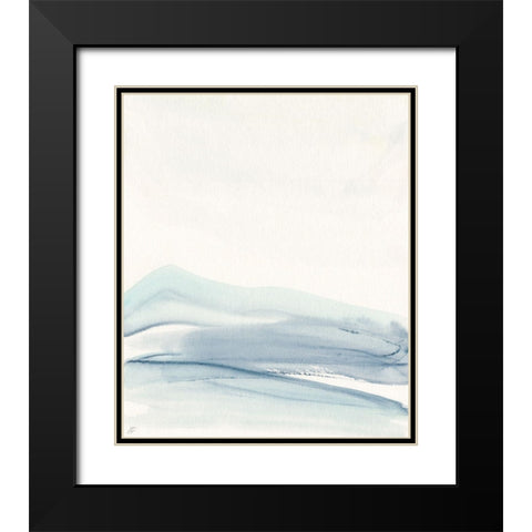 Sloped Soft Hills Black Modern Wood Framed Art Print with Double Matting by Lee, Judson