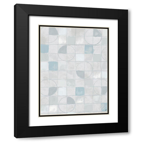 Circle Gets the Square II Black Modern Wood Framed Art Print with Double Matting by Lee, Judson
