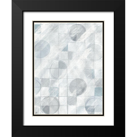 Circle Gets the Square III Black Modern Wood Framed Art Print with Double Matting by Lee, Judson