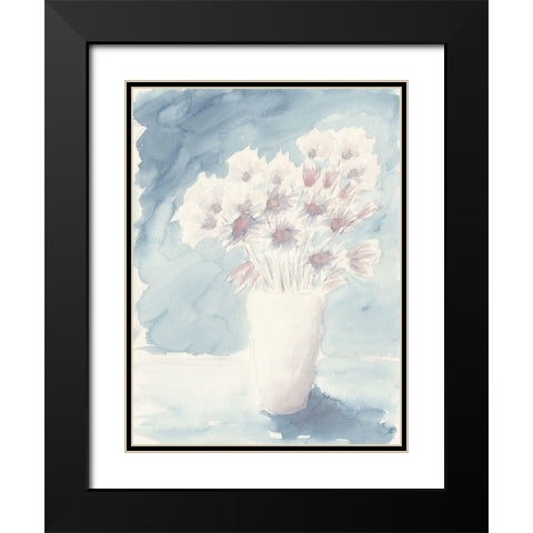 Wild Blue Black Modern Wood Framed Art Print with Double Matting by Lee, Judson