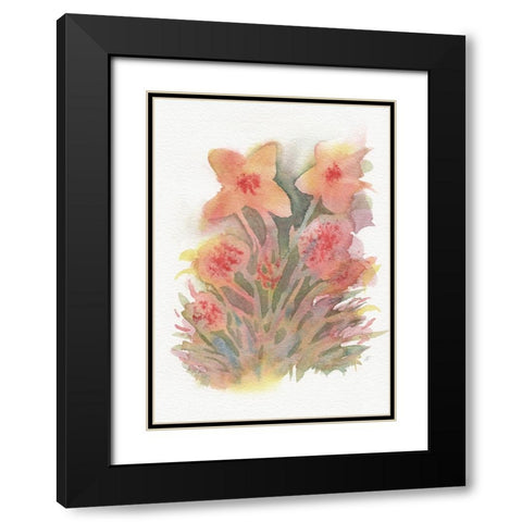 Blues and Grays II Black Modern Wood Framed Art Print with Double Matting by Lee, Judson