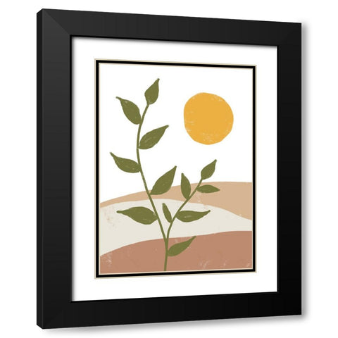 Sand Scape II Black Modern Wood Framed Art Print with Double Matting by Lee, Judson