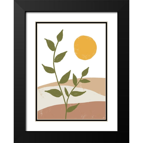 Sand Scape II Black Modern Wood Framed Art Print with Double Matting by Lee, Judson