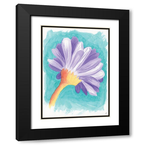 Vivid Flower II Black Modern Wood Framed Art Print with Double Matting by Lee, Judson