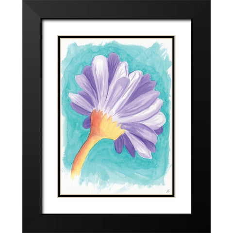 Vivid Flower II Black Modern Wood Framed Art Print with Double Matting by Lee, Judson