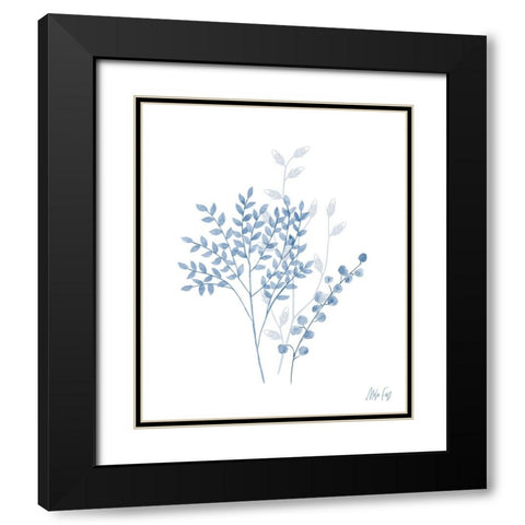 Branches I Black Modern Wood Framed Art Print with Double Matting by Fay, Mela