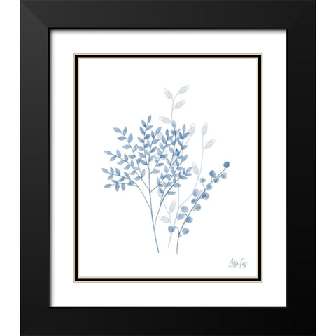 Branches I Black Modern Wood Framed Art Print with Double Matting by Fay, Mela