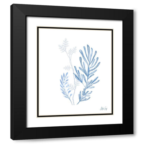 Branches III Black Modern Wood Framed Art Print with Double Matting by Fay, Mela