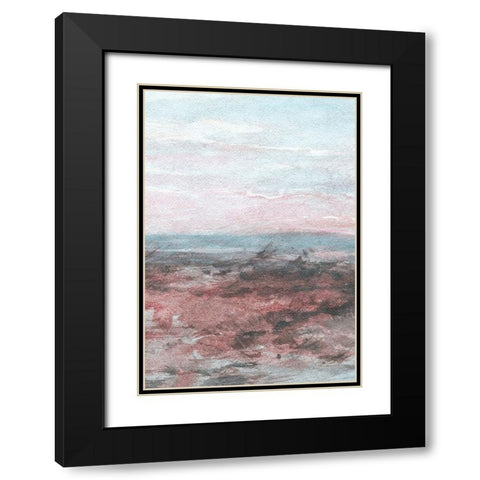 Sunset I Black Modern Wood Framed Art Print with Double Matting by Fay, Mela