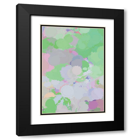 Abstract I Black Modern Wood Framed Art Print with Double Matting by Fay, Mela