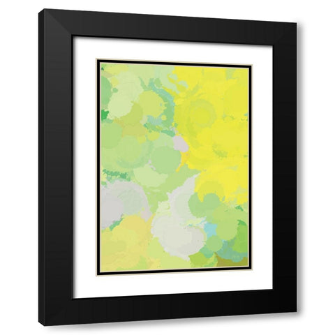 Abstract II Black Modern Wood Framed Art Print with Double Matting by Fay, Mela