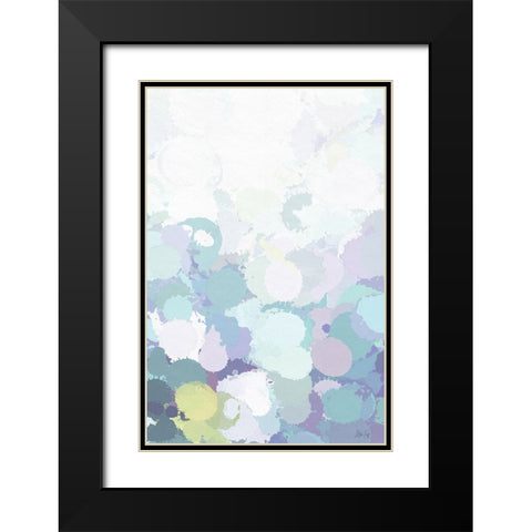 Light Abstract II Black Modern Wood Framed Art Print with Double Matting by Fay, Mela