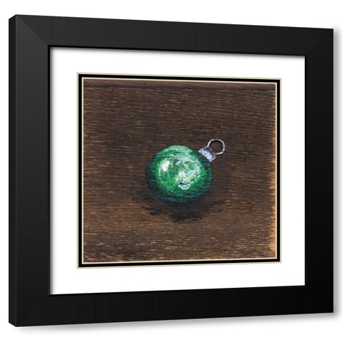 Green Bulb Black Modern Wood Framed Art Print with Double Matting by Strong, Molly Susan