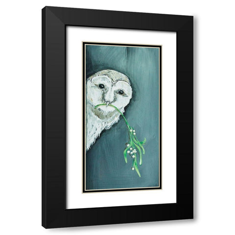 Peeker Black Modern Wood Framed Art Print with Double Matting by Strong, Molly Susan