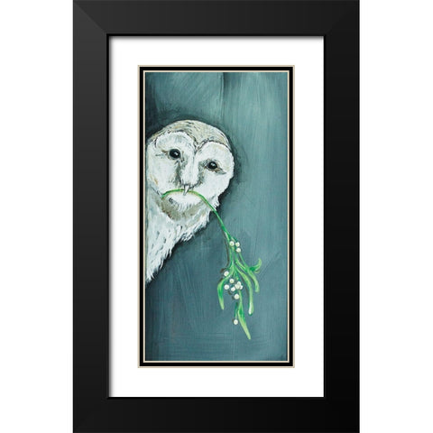 Peeker Black Modern Wood Framed Art Print with Double Matting by Strong, Molly Susan