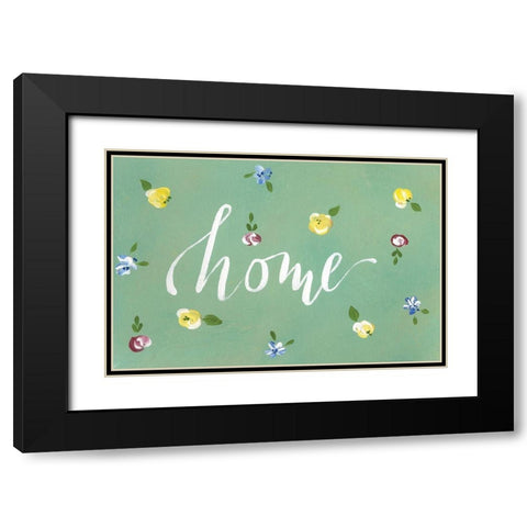 Home Black Modern Wood Framed Art Print with Double Matting by Strong, Molly Susan