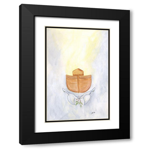 Ark Black Modern Wood Framed Art Print with Double Matting by Strong, Molly Susan