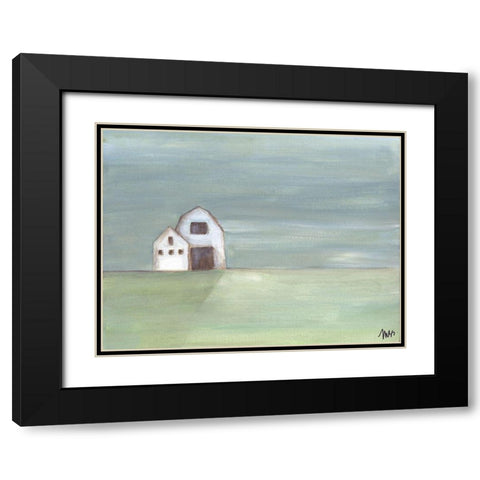 Barn I Black Modern Wood Framed Art Print with Double Matting by Strong, Molly Susan