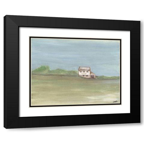 Barn III Black Modern Wood Framed Art Print with Double Matting by Strong, Molly Susan