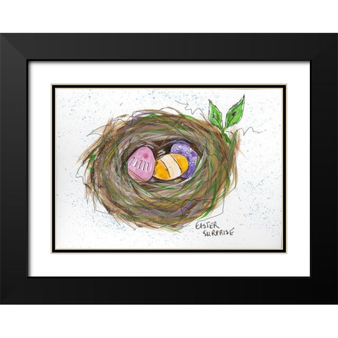 Easter Sunrise Black Modern Wood Framed Art Print with Double Matting by Strong, Molly Susan