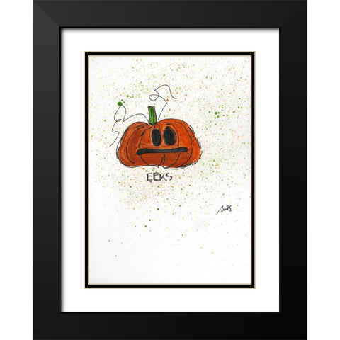 Eeks Black Modern Wood Framed Art Print with Double Matting by Strong, Molly Susan