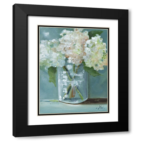 Dreaming Black Modern Wood Framed Art Print with Double Matting by Strong, Molly Susan