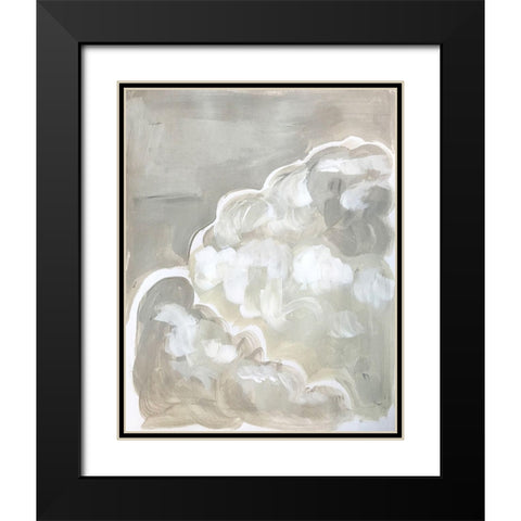 Clouds Black Modern Wood Framed Art Print with Double Matting by Rupp, Mariah