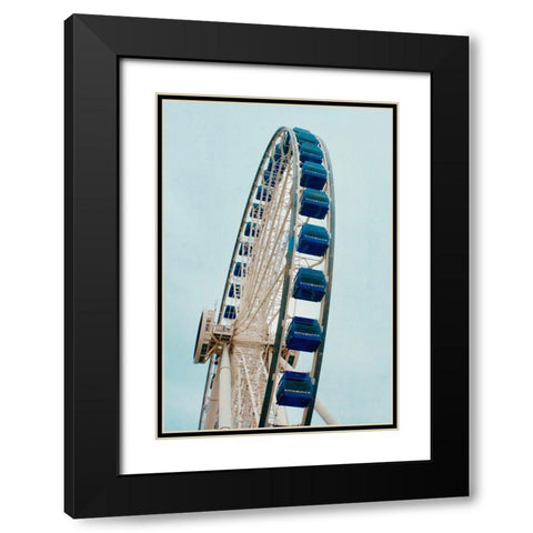 Day Ride Black Modern Wood Framed Art Print with Double Matting by Singleton, Ashley