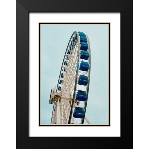 Day Ride Black Modern Wood Framed Art Print with Double Matting by Singleton, Ashley