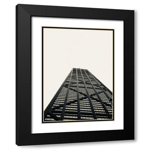 Sky View Black Modern Wood Framed Art Print with Double Matting by Singleton, Ashley