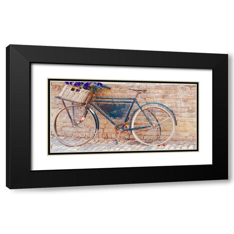 Bicycle Black Modern Wood Framed Art Print with Double Matting by Singleton, Ashley