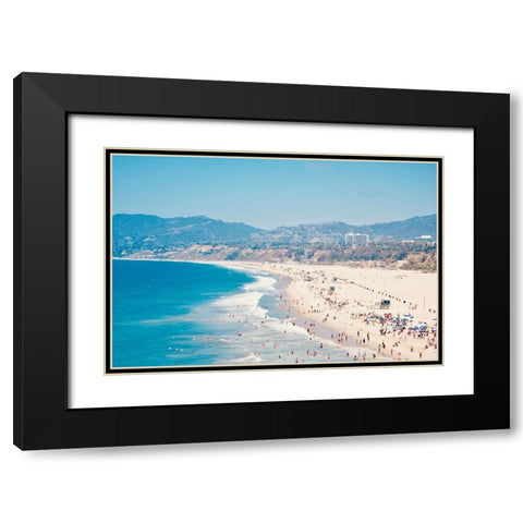 Beach Days III Black Modern Wood Framed Art Print with Double Matting by Singleton, Ashley