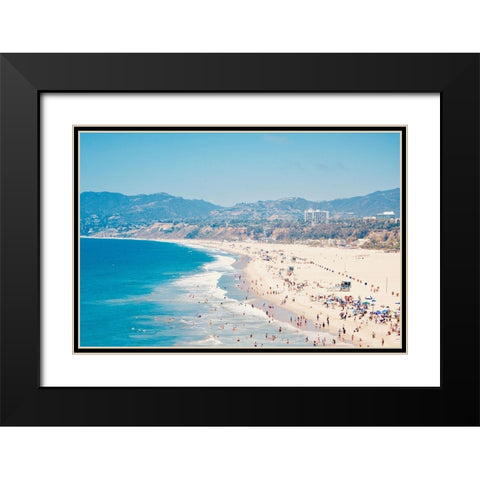 Beach Days III Black Modern Wood Framed Art Print with Double Matting by Singleton, Ashley