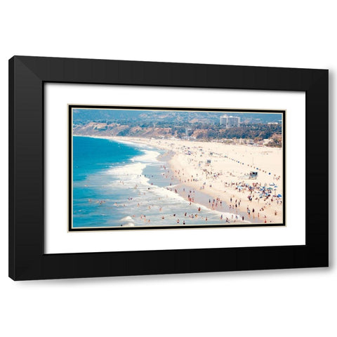 Beach Days IV Black Modern Wood Framed Art Print with Double Matting by Singleton, Ashley
