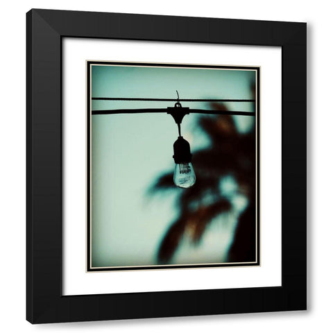 Twinkle Light Black Modern Wood Framed Art Print with Double Matting by Singleton, Ashley