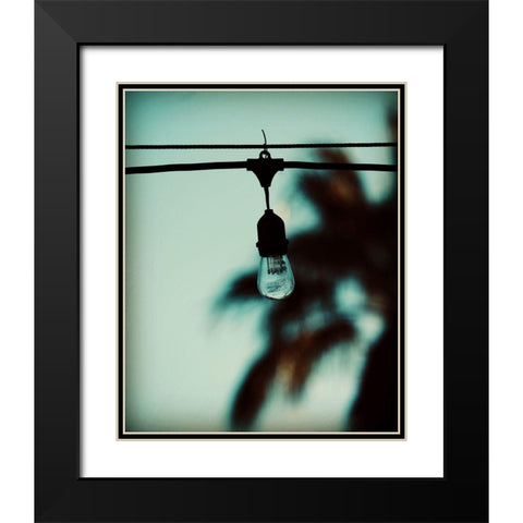 Twinkle Light Black Modern Wood Framed Art Print with Double Matting by Singleton, Ashley
