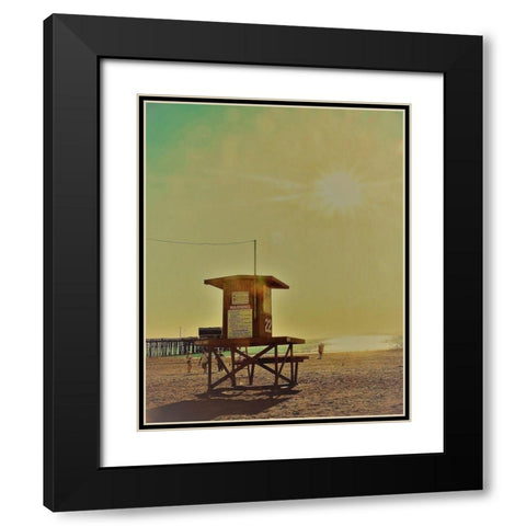 Guard Shack 22 III Black Modern Wood Framed Art Print with Double Matting by Singleton, Ashley