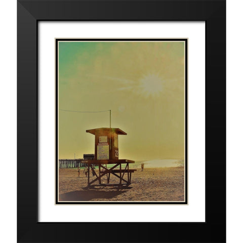 Guard Shack 22 III Black Modern Wood Framed Art Print with Double Matting by Singleton, Ashley
