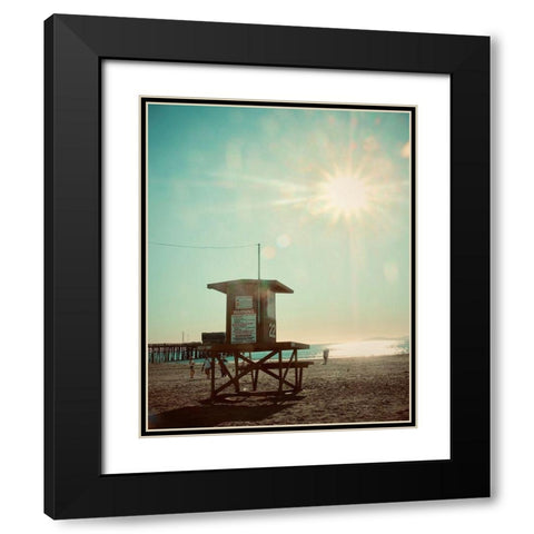 Guard Shack 22 IV Black Modern Wood Framed Art Print with Double Matting by Singleton, Ashley