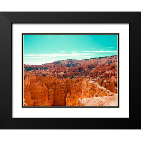 Wonderland Black Modern Wood Framed Art Print with Double Matting by Singleton, Ashley