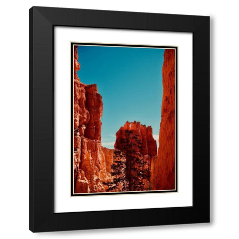 Unity Black Modern Wood Framed Art Print with Double Matting by Singleton, Ashley