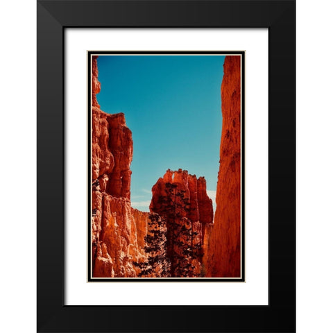 Unity Black Modern Wood Framed Art Print with Double Matting by Singleton, Ashley