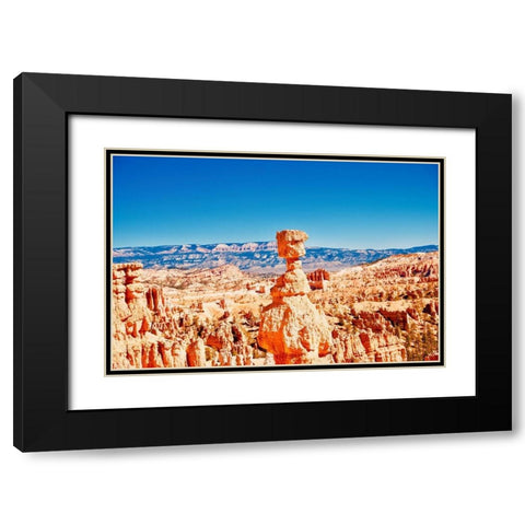 Thors Hammer Black Modern Wood Framed Art Print with Double Matting by Singleton, Ashley