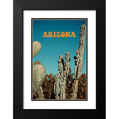 Arizona Black Modern Wood Framed Art Print with Double Matting by Singleton, Ashley
