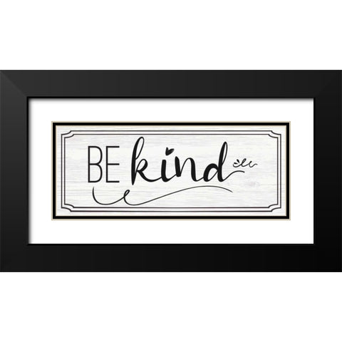 Words I Black Modern Wood Framed Art Print with Double Matting by ND Art and Design