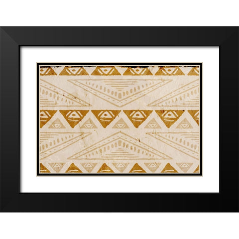 Cultural Caravan II Black Modern Wood Framed Art Print with Double Matting by ND Art